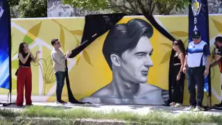 La obra de gran formato fue pintada por Daniel Cruz Cetina Datoer, en San Antonio Cinta en Mérida