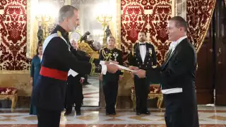 El nuevo embajador de México en España, Quirino Ordaz Coppel, presentó este lunes las cartas credenciales a Felipe VI