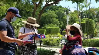 Miguel Arteaga dijo que el Gobierno Estatal trabaja para que los visitantes se animen a conocer los productos que ofrecen