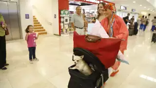 Yuri firmó autógrafos en el aeropuerto de Mérida