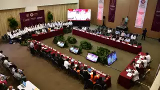 Ayer a las 11:15 horas arrancó el evento con directivos de Seduc, Sebien, SEIN y SSA