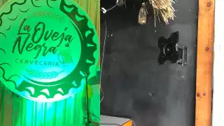 El usuario compartió una serie de fotografías, donde mostró el robo que había sufrido el bar en Chetumal