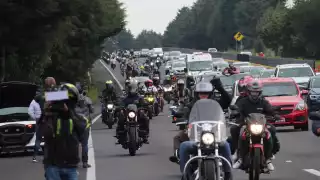 La rodada estuvo vigilada por la Guardia Nacional y paramédicos