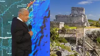 AMLO indicó que la estación del Aeropuerto Internacional de Tulum, estará cerca de la zona arqueológica de Cobá, en Quintana Roo