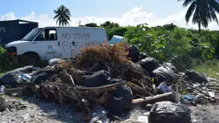 Los basureros situados en el tramo Chelem-Chuburná y en el libramiento a la entrada del puerto, se llenan con casi tres toneladas diarias