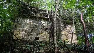 Las estructuras halladas son protegidos por los especialistas del Instituto Nacional de Antropología e Historia