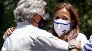 Margarita Zavala con Claudio X. González