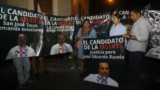 María Ravelo, madre de José Eduardo, llamó a Renán Barrera el candidato de la muerte