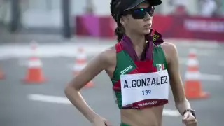 En su debut en Juegos Olímpicos, la mexicana Alegna González termina los 20 kilómetros en la quinta posición