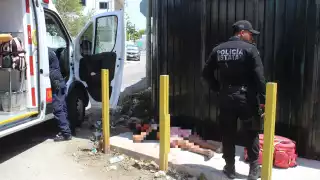 El hombre fue trasladado a un hospital de Mérida