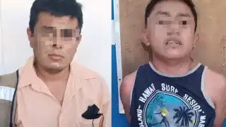 Los detenidos fueron llevados a las instalaciones de la Policía de Playa del Carmen tras una persecución que acabó en la avenida 40