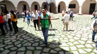 Alumnos de la UADY participaron en el simulacro de este 19 de septiembre