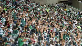 Afición de Santos Laguna en el Estadio Corona