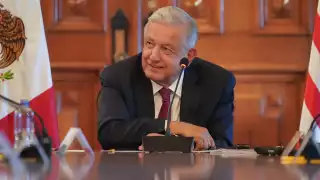 López Obrador destacó la estrategia de seguridad en México, así como la parte de la educación y las obras de su Gobierno