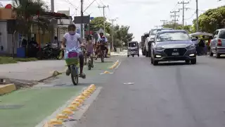 La vía puede detener accidentes para los ciclistas