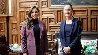 Clauda Sheinbaum y Mara Lezama se han reunido en diversas ocasiones en encuentros de Morena a nivel nacional