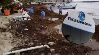 Citarán a Aguakan tras hallazgo de un tubo de aguas negras en una playa de la Riviera Maya