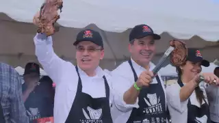Fueron más de cinco toneladas de carne las que se asaron este domingo en Sonora