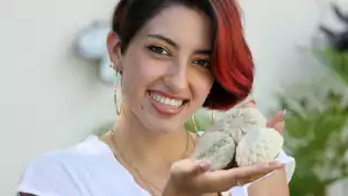 Paulina vende productos ecológicos