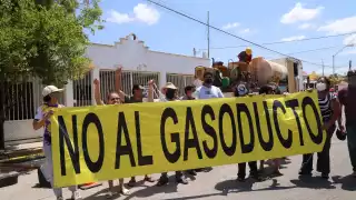 Los vecinos de San Damián han realizado amparos por estar en contra de la instalación de gasoductos