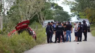 Mujer muere en aparatoso accidente en Tizimín; hay tres lesionados