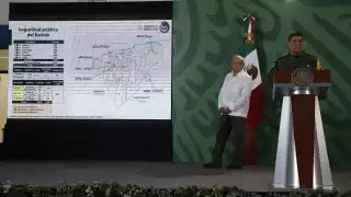 El General Luis Cresencio Sandoval, titular de la Sedena, indicó que en Mérida, Yucatán, hay 453 policías