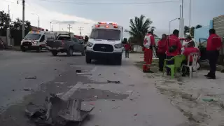 Los autos involucrados presentaron graves daños