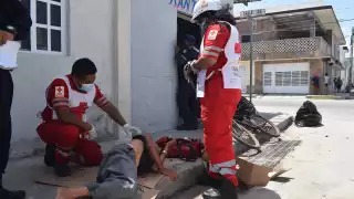 El abuelito fue auxiliado y llevado hasta su domicilio