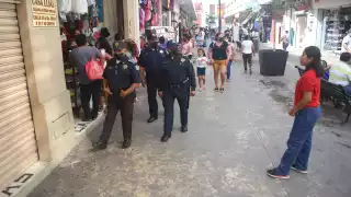 Desde el 1 de diciembre, 380 agentes de seguridad participan en un operativo en el Centro de Mérida