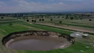 Socavón gigante de Puebla