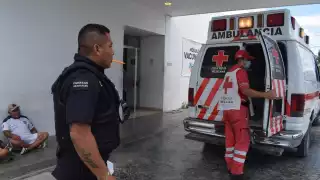 El herido fue trasladado para brindarle atención médica
