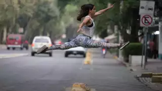 Un grupo de bailarines y un fotógrafo provenientes de la Ciudad de México realizaron un divertido photo shoot