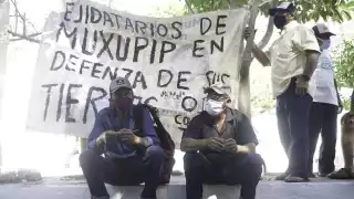 Los campesinos señalaron que la movilización para exigir la nulidad de la asamblea fue por la defensa de su patrimonio