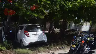 La conductora atropelló a un motociclista en la carretera de Progreso a Chelem