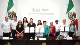 En el evento se contó con la presencia de Luis Fernando Carrera Castro, representante de Unicef en México