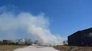 El incendio se sofocó antes de que se propagara a zonas habitacionales