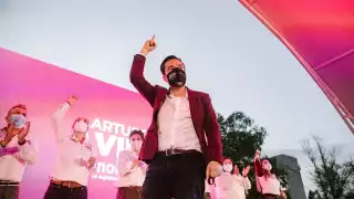 El candidato de Morena busca la presidencia municipal de Aguascalientes, Arturo Ávila Anaya