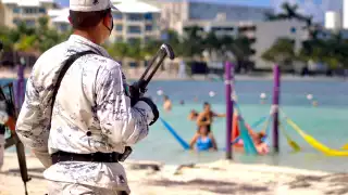 Quintana Roo recibió al Batallón de Seguridad Turística en diciembre del 2021, para reforzar la vigilancia en el estado