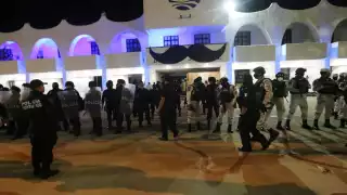 Nueve personas fueron detenidas durante la manifestación