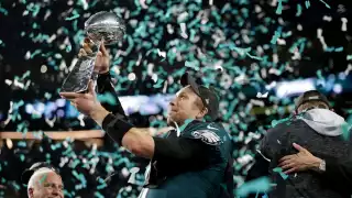 Los Eagles ganando el Super Bowl 2017