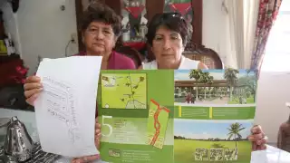 Las hermanas indicaron que el encargado de 'Hogare Palmira S.A. de C.V.' les dio unos pagarés para, presuntamente, regresarles su dinero, pero resultaron falsos