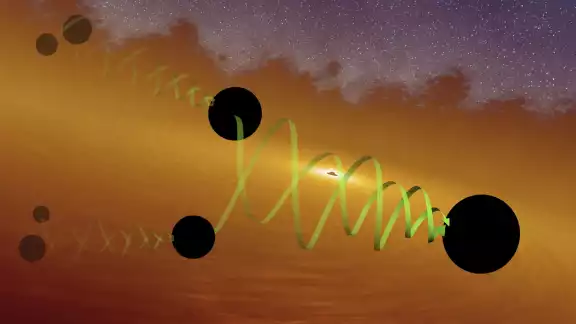 Onda GW190521, captada por el observatorio de ondas gravitacionales (AP)