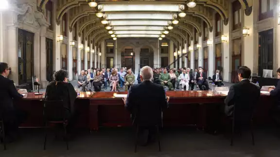 La reunión de miembros del Gabinete con el Presidente de México, Andrés Manuel López Obrador ocurrió este jueves