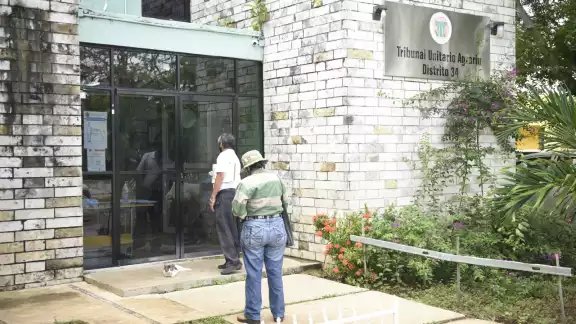 Los ejidatarios aseguran que presentarán recursos legales contra el cambio de uso de suelo de más de cuatro mil 700 hectáreas de selva Los ejidatarios aseguran que presentarán recursos legales contra el cambio de uso de suelo de más de cuatro mil 700 hectáreas de selva