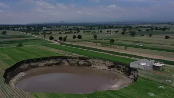 Socavón gigante de Puebla Socavón gigante de Puebla