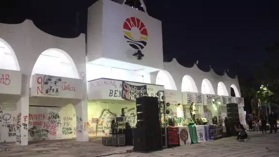 El comité de víctimas del 9N conmemoró el aniversario de la represión policiaca hacia colectivos feministas y defensores de derechos humanos