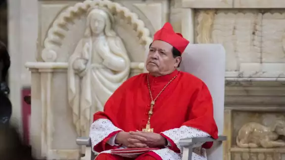 El cardenal recibió los Santos Óleos hace unos días El cardenal recibió los Santos Óleos hace unos días
