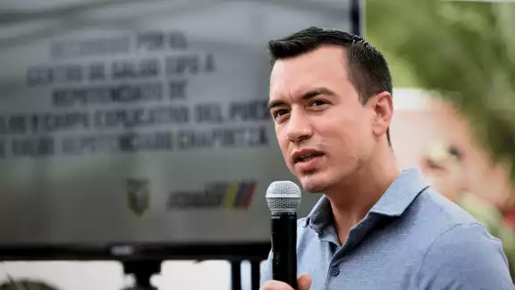 Daniel Noboa, presidente de Ecuador, denunció sabotaje tras apagones nacionales