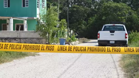 Autoridades acordonaron el área en Chicxulub para realizar las investigaciones