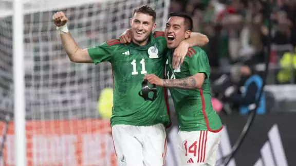 Erick Sánchez anotó el segundo tanto para México Erick Sánchez anotó el segundo tanto para México
